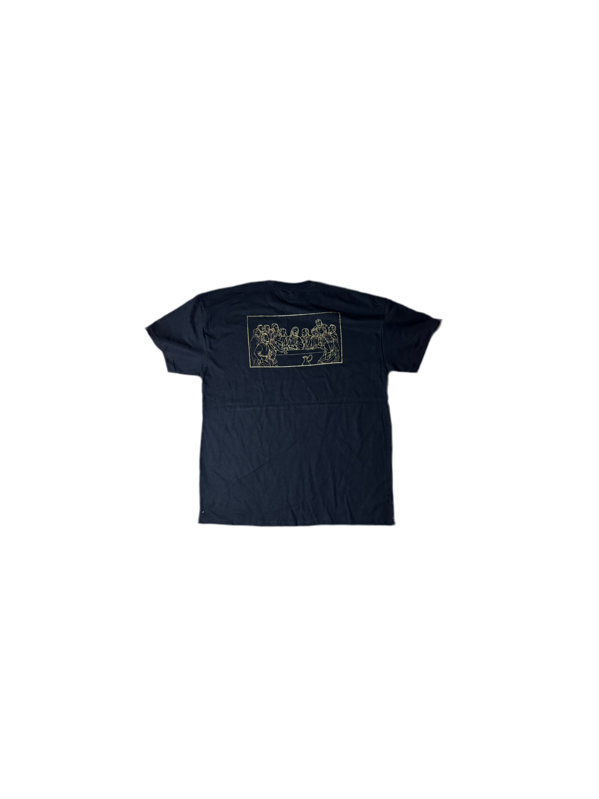 SEISDIECISÉIS GOLD LAST SUPPER T-SHIRT (BLACK)