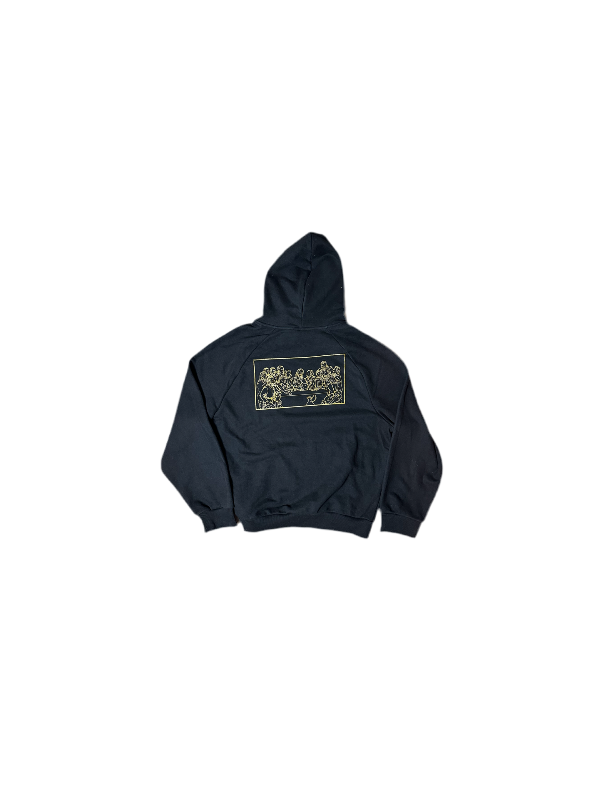 SEISDIECISÉIS GOLD LAST SUPPER HOODIE (BLACK)